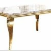 House Of Bling Furniture Cambridge Dining Table In Gold