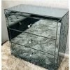 House Of Bling Furniture Boutique Smoked Mirror 3 Drawers