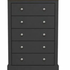 House Of Bling Furniture Boutique Plymouth Chest Of Drawers In Grey