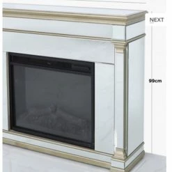 House Of Bling Furniture Boutique Fire Places Valencia Champagne Fireplace