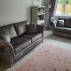 House Of Bling Furniture Boutique Sofas Swan In Marble Grey Fabric