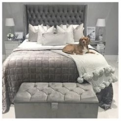 House Of Bling Furniture Boutique Royal Studded Chelsea Wing Bed.. Beds 9 House Of Bling Furniture Boutique Royal Studded Chelsea Wing Bed.. Beds