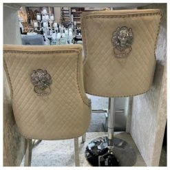 House Of Bling Furniture Boutique Oxford Dining Table Marble Top With Lion Knocker Chairs Dining Tables