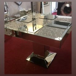 House Of Bling Furniture Boutique Elegance Crushed Diamond Table Small