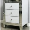 House Of Bling Furniture Boutique Bianca 3 Bedside Drawers White Furniture