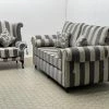 House Of Bling Furniture Boutique Royal Windsor Sofa In Grey.