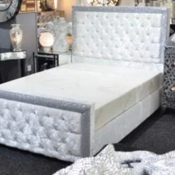 House Of Bling Furniture Boutique Beds Glitter Trim Bed