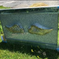 House Of Bling Furniture Boutique Large Crushed Diamond Wing Picture 3D Art Prints