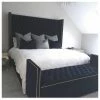 House Of Bling Furniture Boutique Royal Studded Chelsea Wing Bed.. Beds
