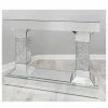 House Of Bling Furniture Boutique Crushed Diamond Pillar Console