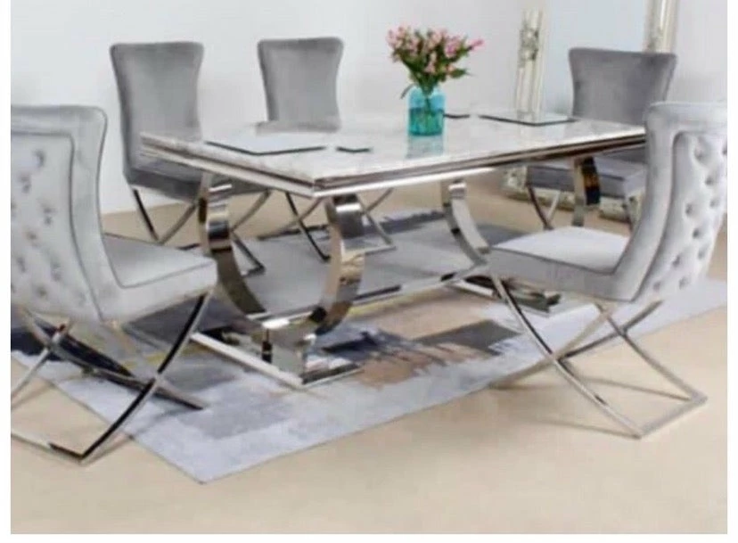 House Of Bling Furniture Boutique Marble Range Buxford Marble Table With Bentley Chairs 3 House Of Bling Furniture Boutique Marble Range Buxford Marble Table With Bentley Chairs