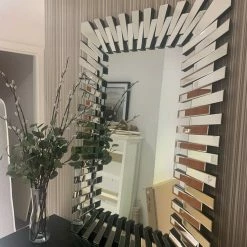 House Of Bling Furniture Boutique Mirrors Chloe Rectangle Zip Mirror