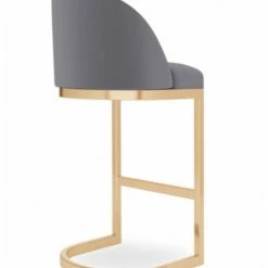 House Of Bling Furniture Boutique Grey Bar Stools