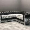 House Of Bling Furniture Boutique Two Tone Curved Chesterfield Sofa Corner Sofas 2 House Of Bling Furniture Boutique Two Tone Curved Chesterfield Sofa Corner Sofas