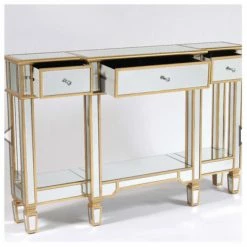 House Of Bling Furniture Boutique Console Tables Valencia Mirrored Console Table