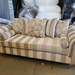 House Of Bling Furniture Boutique Royal Windsor Sofa In Cream And Beige Sofas