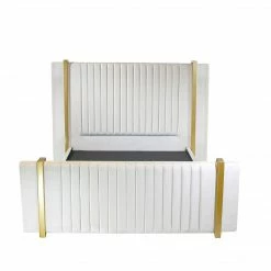 House Of Bling Furniture Boutique Beds Thomas Luxury Metal Trim Bed