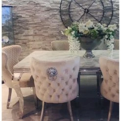House Of Bling Furniture Boutique Dining Tables And Chairs Sets Cambridge Table With Valentino Chairs Cream