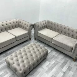 House Of Bling Furniture Classic Chesterfield Sofa Sets