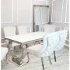 House Of Bling Furniture Boutique Cream Buxford Table With Light Grey Sophie Chairs Dining Tables And Chairs Sets