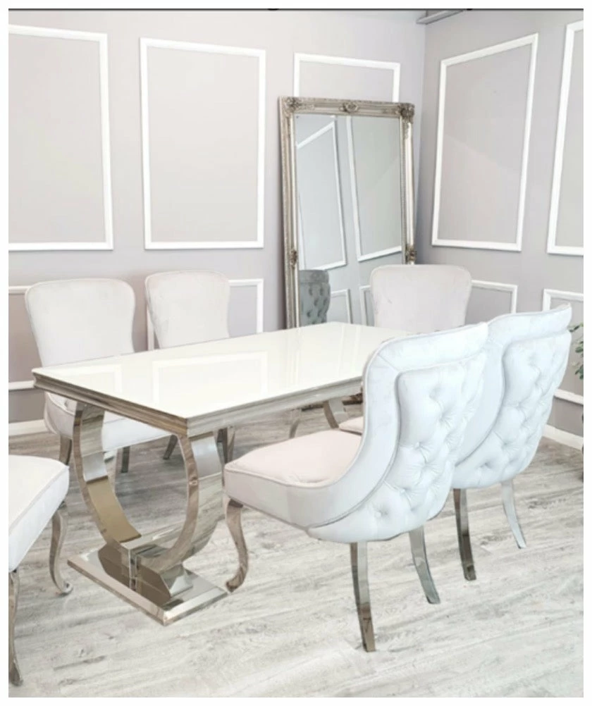 House Of Bling Furniture Boutique Cream Buxford Table With Light Grey Sophie Chairs Dining Tables And Chairs Sets 3 House Of Bling Furniture Boutique Cream Buxford Table With Light Grey Sophie Chairs Dining Tables And Chairs Sets
