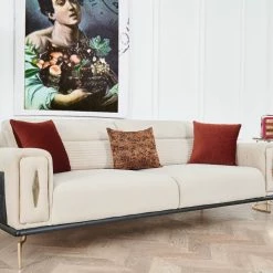 House Of Bling Furniture Boutique Milano Luxury Set Cream Sofa Sets