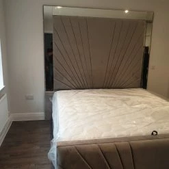 House Of Bling Furniture Boutique Beds Royal Peacock Mirrored Bed