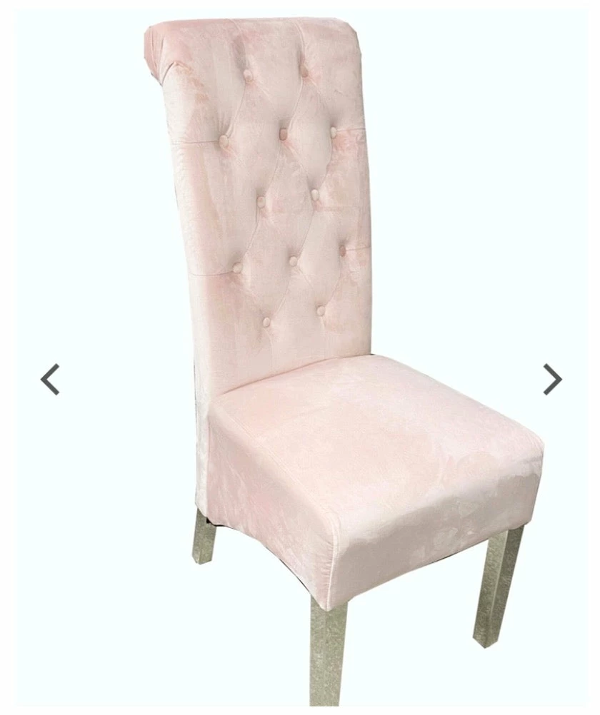 House Of Bling Furniture Boutique Elsie Dining Chair Pink Velvet Dining Chairs 4 House Of Bling Furniture Boutique Elsie Dining Chair Pink Velvet Dining Chairs