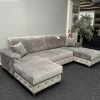 House Of Bling Furniture Boutique The Henley Large U Shape Sofa Bed In Velvet Corner Sofas