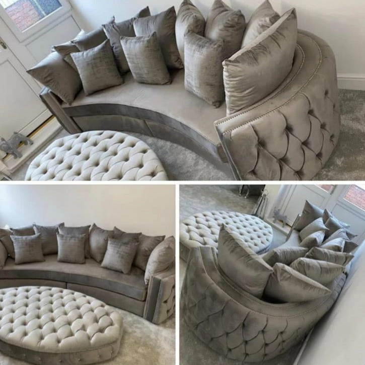 House Of Bling Furniture Boutique Curved London Luxury Sofa. 5 House Of Bling Furniture Boutique Curved London Luxury Sofa.