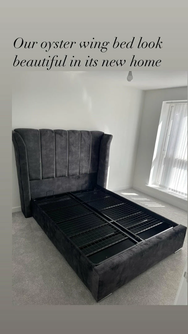 House Of Bling Furniture Boutique Beds Oyster Wing 3 House Of Bling Furniture Boutique Beds Oyster Wing