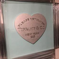 House Of Bling Furniture Boutique Heart And Co Picture Silver Frame 3D Art Prints