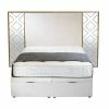 House Of Bling Furniture Boutique Beds Dumfries Luxury Metal Trim Wallboard Bed With Mirrors