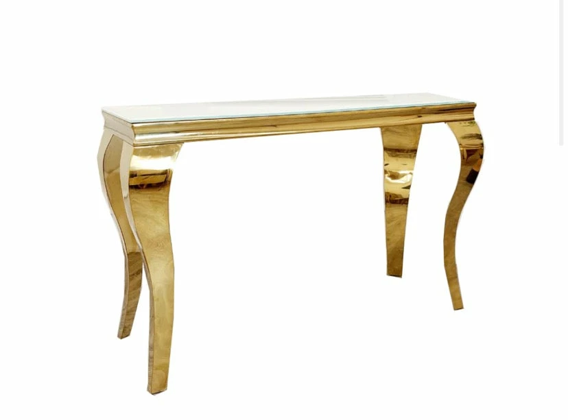 House Of Bling Furniture Boutique Cambridge Console Table Gold With White Glass Top Console Tables 3 House Of Bling Furniture Boutique Cambridge Console Table Gold With White Glass Top Console Tables