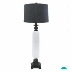 House Of Bling Furniture Boutique Lamps Black And White Glass Table Lamp