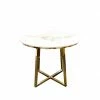 House Of Bling Furniture Dining Tables Gold Small Luca Round Dining Table