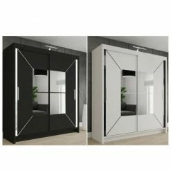 House Of Bling Furniture Boutique Niece Wardrobe In White Different Size Options Available