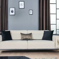 House Of Bling Furniture Boutique Milano Luxury Set Cream Sofa Sets