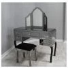 House Of Bling Furniture Boutique Smoked Mirrored Dressing Table Dressing Tables