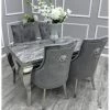 House Of Bling Furniture Boutique Dining Tables And Chairs Sets Cambridge Dark Grey Mable Table 1.3