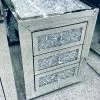 House Of Bling Furniture Boutique Sparkle Crushed Diamond Bedside Drawers Bedside Cabinets 1 House Of Bling Furniture Boutique Sparkle Crushed Diamond Bedside Drawers Bedside Cabinets