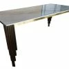 House Of Bling Furniture Mayfair Dining Table In Gold Marble Tables