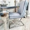 House Of Bling Furniture Boutique Dining Chairs Marbella Chair Grey