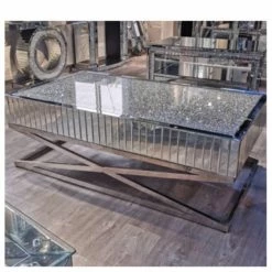 House Of Bling Furniture Boutique Elegance Crushed Diamond Coffee Table