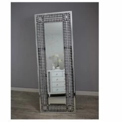 House Of Bling Furniture Boutique Tear Drop Large Floor Standing Mirror