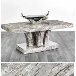 House Of Bling Furniture Boutique Jack Marble Affect Coffee Table