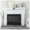 House Of Bling Furniture Boutique White Atlanta Fire Place