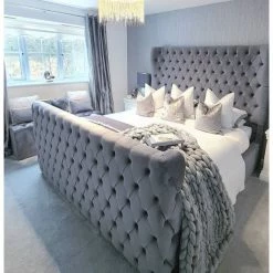 House Of Bling Furniture Boutique Grand Betsy Wing Bed