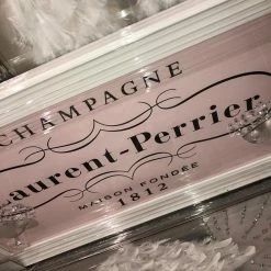 House Of Bling Furniture Boutique 3D Art Prints Champagne Pink Picture