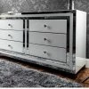 House Of Bling Furniture Boutique Atlanta White Chest Of 6 Drawers
